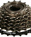 Close-up of 7 Speed Freewheel 14 28 Teeth MF TZ500 Durable Bicycle Gear Cog for smooth shifting