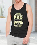 Fresh 100 Cotton Muscle Tank For Summer Gym Grinds Ultra Breathable Sleeveless Undershirt with humorous pottery graphic.