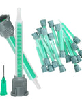 High Efficiency Mixing Nozzles For 50ml Resin Cartridges 16 Element 3.6 Inch Tip Set For 1 To 1 And 2 To 1 Ratios 20 Pieces