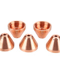 Get These 5PC Plasma Caps For Thermal Dynamics Cuts They Rock Copper Construction set of five durable copper nozzles for metal slicing.