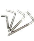 Premium Stainless Steel Right Angle Anchors Set M4 To M12 L Shaped And 7 Shaped Bolts For Uniform Load Distribution Quick Install 304 A2 Grade Hardware Includes M8x60mm Two Pieces stainless steel right angle anchors set