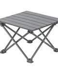 Roll Up Camping Table For Four Ultra Lightweight Portable Outdoor Table With Carry Bag Black Ideal For Picnics And Travel