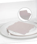 Ten Pack Microwave Waveguide Cover Mica Sheets Heat Resistant Insulation For Microwave Ovens Replacement Parts Durable Mica Slice