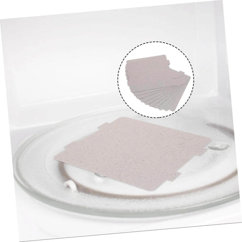 Ten Pack Microwave Waveguide Cover Mica Sheets Heat Resistant Insulation For Microwave Ovens Replacement Parts Durable Mica Slice
