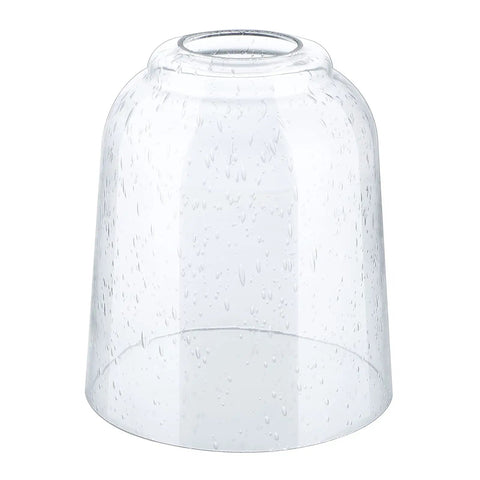 Seeded Glass Light Shade Globe Replacement For Wall Sconce Vanity Chandelier And Pendant Lighting With A Dope Clear Look Lipless Lip