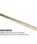Durable Steel Tube For Five Eighth Inch Thread Rod Ends, Seven Eighths Inch Outer Diameter, Thirteen Inch Length, Zinc Plated For Corrosion Resistance, Dual Right Hand And Left Hand Threads For Quick Length Adjust, Knurled Grip For Easy Spinning.