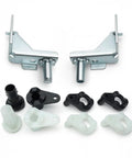 Adjustable Refrigerator Door Hinges Kit With Left And Right Hinges, Door Closers, And Bearings - Hassle-Free Repair Kit That Replaces Model 5303918
