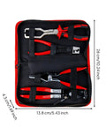 Pro Hotsy Hose Clamp Pliers Set With Anti Slip Ergonomic Handles For Car Repair, Alloy Steel Tool Kit To Remove Install Clamps Fast And Effortless On Auto Water Lines And Oil Pipes, Travel Ready Gear in 26cm case