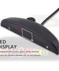 Four Sensor Car Reverse Parking Radar System With LED Display for distance indication in car backing and parking.