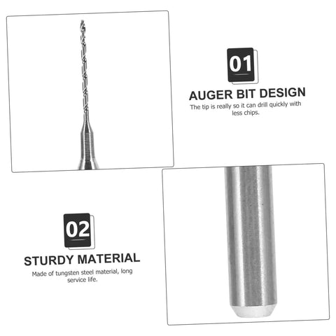 Pro Grade 30 Piece Nozzle Kit And PCB Drill Bit Set featuring tungsten drill bit and sturdy material design details.