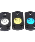 Alien Horizontal Spirit Bubble Level L 37mm Embedded Metal Flange Leveling Blister Mechanical Debugging Part Tools 1PCS(Yellow) with two others.