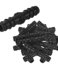 20 Pack Drip Irrigation Barbed Fittings For Three Eighths Inch Tubing Connector Plastic Couplings Garden Greenhouse Aquarium