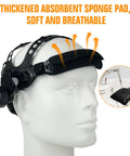 Replacement Headgear for Welding Helmet Square Hole Hood, All Day Comfy Adjustable Head Strap With Cushioned Sweat Absorbing Pad