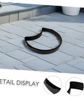 Moon Shape Concrete Stamps for DIY Walkway and Patio Paving Reusable ABS Molds on tiled patio