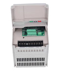 Interior view of a 7.5KW VFD Variable Frequency Drive Inverter for 220V to 380V Motors, showcasing single-phase input and circuit board.