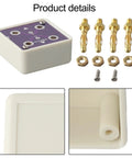 4-Wire Short Socket Calibration Adapter For Digital Multimeters With Gold-Plated Copper Banana Probes, 19.05 mm Pitch