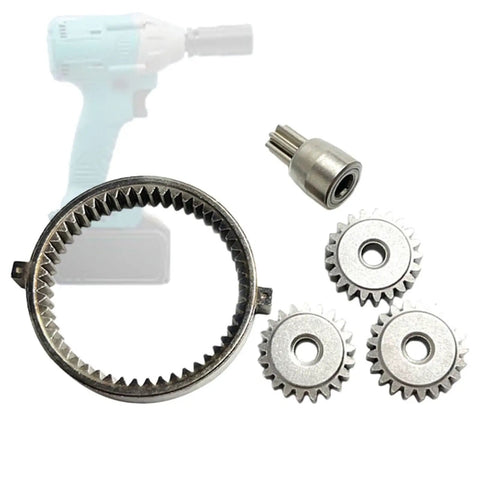 Heavy Duty Metal Electric Drill Gear Set With 50 Teeth Planetary Gears And Ring For 775 And 550 Drills for power tools