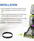 Replacement Vacuum Belt Duo Pack For Bissell PowerForce TurboClean ProHeat 2X Revolution Pet Pro Carpet Cleaners installation