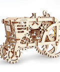 3D Wooden Puzzle Mechanical Tractor Kit With Self Propelled Action Built From Plywood For Grownups And Teens A Hands On Engineering Model That Moves And Makes A Great Gift For Builders And Tinkerers, wooden gear tractor