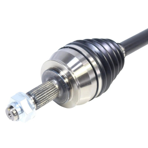 Jeep Front Left CV Axle Assembly for 2014 to 2022 Cherokee Grand Cherokee Replacement Shaft with Beefy Heat Treated Components and Silent Ride Technology for a Smooth Quiet Ride and Long Lasting Performance. Front-left CV axle shaft, metal and rubber boot