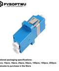 50-Pack LC to LC Duplex Fiber Optic Coupler Adapter for Singlemode Cables with Zirconia Ceramic Ferrule