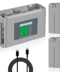Two Pack 2400mAh Intelligent Flight Batteries With Two Way Charging Hub For DJI Mini 2 SE And Mini 2 LCD Color Display