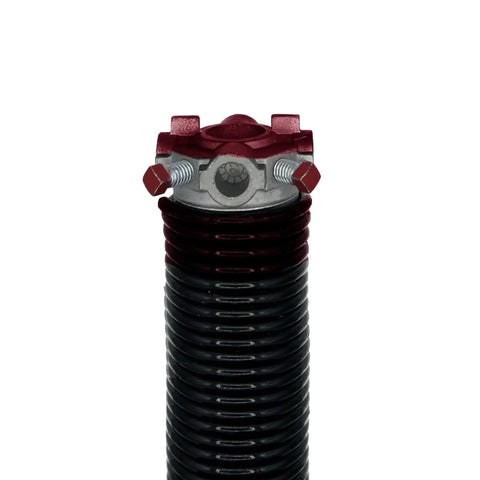 Top view of Heavy Duty Garage Door Torsion Springs 234x1.75x29 Inch Left And Right Hand Wound Replacement Pair.