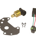 Pressure Transducer Upgrade Kit For Dodge Diesel Auto Transmissions 2000 Through 2007 Fits 47RE 48RE 46RE 44RE And 42RE Improves Accuracy And Reliability And Performance, showing components including transducer, gasket, and connectors.