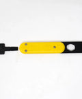Solar Serpent 5 In 1 Multipurpose Solar Connector Tool with yellow handle and MC4/H4 wrenches displayed on white background.