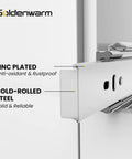 22 Inch Soft Close Drawer Slides for Kitchen Cabinets Full Extension Ball Bearing Glides Beefy Heavy Duty Side Mount Close-up