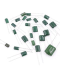 Value Packed Polyester Film Capacitor Assortment Kit With 700 Pieces Across 24 Values In Clear Box 0.22nF To 470nF Range Non Polar Radial Leads