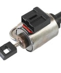 DAYSYORE JF010E RE0F09A CVT transmission stepper motor, silver body with black electrical connector front view