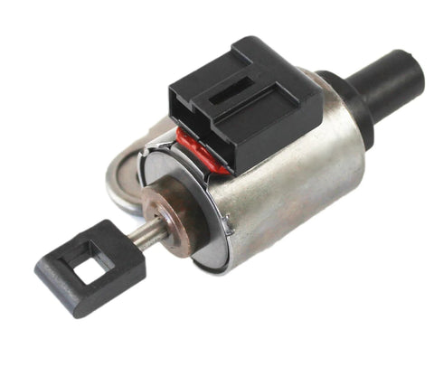 DAYSYORE JF010E RE0F09A CVT transmission stepper motor, silver body with black electrical connector front view