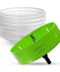 6 Inch Hole Saw For Recessed Lights With Dust Bowl Catcher, Pro Grade Cutter For Wood And Thin Metal, Ideal For Ceiling Installations