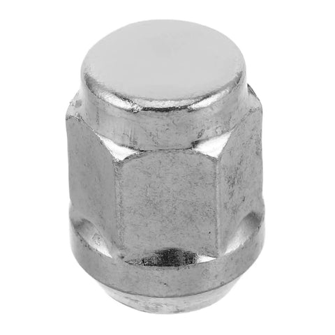 Silver alloy nut from Alloy Wheel Hub Flange Bolts And Nuts Kit For ATV And Go Kart Easy Install Heavy Duty Screws For Secure Wheel