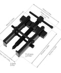 ChgImposs 3-inch two-jaw gear puller, adjustable CR-V steel for removing bearings, pulleys, flywheels