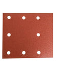 Get This Awesome 20 pc Set of Heavy Duty 115mm Square Sanding Sheets With Eight Holes For Smoothing Wood And Metal Like A Boss - Heavy duty abrasive sheet with dust holes.