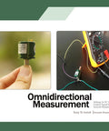 High Precision Hall Effect Angle Sensor With 0.088 Degree Resolution demonstration with multimeter connection
