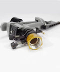Close-up of Beefy 1.5 Inch Aluminum Farm Sprinkler System With 360 Degree Adjustable Impact Sprinkler and Nozzle Set