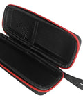Open Rugged Hard Case For MLM2PRO Golf Launch Monitor With Waterproof EVA Shell And Shockproof Protection, red zipper detail