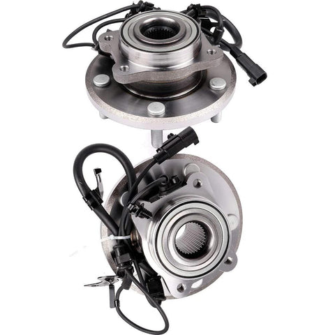 Rear Left Wheel Hub Bearing Assembly For 2014-2015 Ram ProMaster 2500 3500 in a dual front and side view