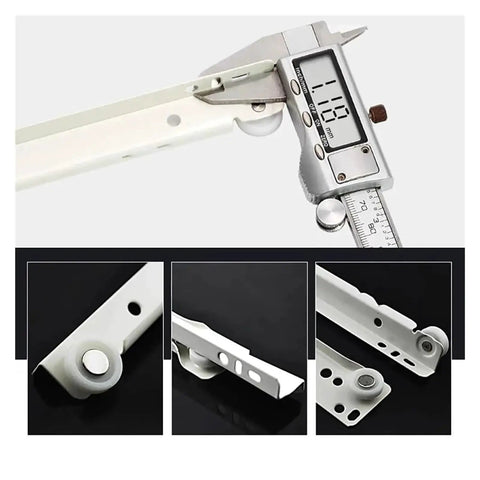 Ultra Quiet Furniture Pulley Kit For Two Section Cabinets With Keyboard Roller, Table Chute, Cabinet Rails And Drawer Slides