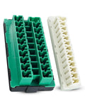 Premium Green Can Bus Star Splice Block Fuse Connector For Dodge Ram 1500 2500 3500 Jeep Wrangler Gladiator Charger Chrysler Pacifica 2015 To 2025 showing green and white fuse blocks.