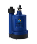 1/4 HP Submersible Water Pump Portable Thermoplastic Utility Pump for Easy Water Removal Perfect for Basements in Navy Blue