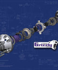Badass 31 Spline Grizzly Locker Engineered For Ford 8.8 Differential Featuring Rugged 8620 Steel Internals displaying exploded view diagram.