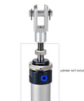 M6x1 Female Thread Air Cylinder Rod Clevis End Y Connector For Pneumatic Cylinders 32.5mm Length Piston Rod Clevis With Foot Mount Compatibility Durable Alloy Construction Built Tough 5 Pack, silver alloy clevis on pneumatic cylinder rod