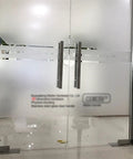 Built-To-Last Stainless Steel Door Handle Set For Glass And Wood Doors, Push Pull Handle With Glass-Protective Gaskets, Rust-Resistant