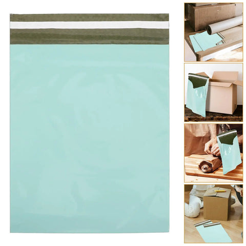 Eco Friendly Polyethylene Clothing Shipping Bags With Strong Self Sealing Waterproof And Wear Resistant Mailers 50 Pack