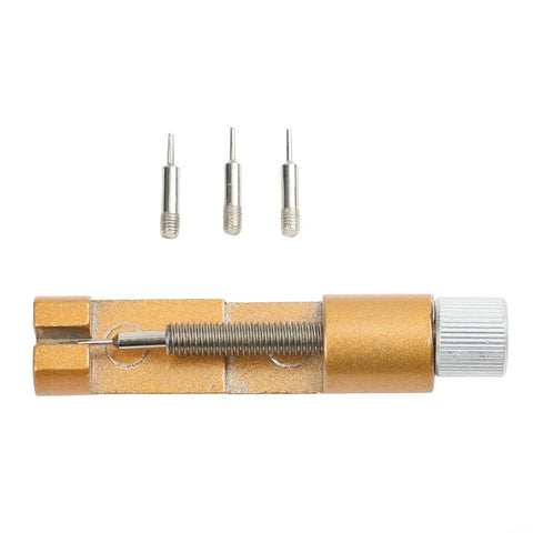 Heavy Duty Metal Watch Link Remover Tool With Micro Adjustment Slider For 14-26mm Stainless Steel Bands Gold Tone Strap Adjuster Kit