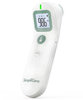 Non Contact Forehead Thermometer For Baby And Adults, FDA Cleared, Medical Grade Accuracy, Fast Fever Check, Family Friendly Infrared Thermometer For Home Use, white handheld